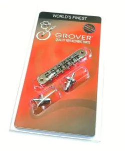 GROVER NICKEL NASHVILLE TUNE-O-MATIC BRIDGE FOR USA GIBSON LES PAUL/SG 520N