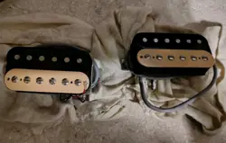 GIBSON '57 CLASSIC & BURSTBUCKER 3 HUMBUCKER SET  4-CONDUCTOR, REVERSE ZEBRA (2