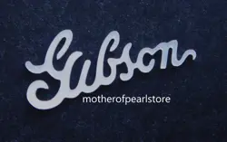 GIBSON SCRIPT BANJO LOGO REPLACEMENT,UPGRADE,REPAIR GENUINELY MOTHER OF PEARL