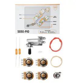 920D CUSTOM GIBSON & EPIPHONE SG GUITAR UPGRADE PARTS WIRING KIT