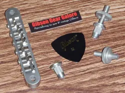 GIBSON LES PAUL BRIDGE NASHVILLE TUNE-O-MATIC SATIN NICKEL GUITAR PARTS SG HP X