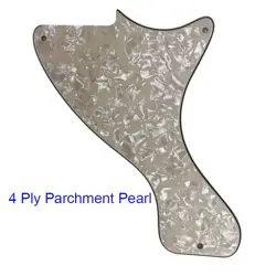 FOR US JR LP LES PAUL JUNIOR GUITAR PICKGUARD SCRATCH PLATE, PARCHMENT PEARL