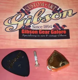 GIBSON LES PAUL TUNER BUTTON GOLD 80S RELIC TULIP PEG GUITAR PARTS TUNING SG ES