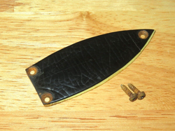 GRETSCH 1966 BLACK 2 PLY  TRUSS ROD COVER