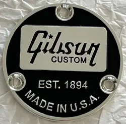 NEW-FOR GIBSON LES PAUL GUITAR METAL EST-1894 TOGGLE SWITCH BACK PLATE COVER
