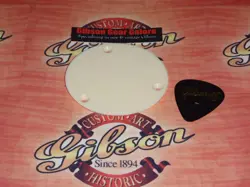 LES PAUL SWITCH COVER CREAM REAR CAVITY PLATE STANDARD GUITAR PARTS GIBSON PICK