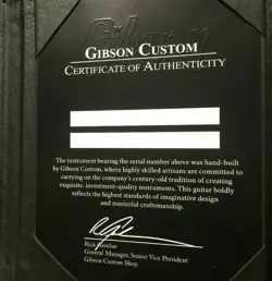 SHOP COA CERTIFICATE