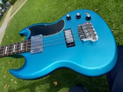 2022 GIBSON SG STANDARD BASS PELHAM BLUE