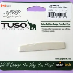 GRAPH TECH TUSQ PQ-9400-00 GIBSON ACOUSTIC GUITAR BRIDGE SADDLE
