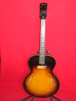 GIBSON 1961 SUNBURST ES 125 THINLINE HOLLOW BODY & NECK
