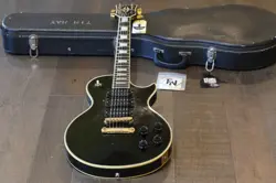 1979 GIBSON LES PAUL CUSTOM BLACK BEAUTY ELECTRIC GUITAR BLACK EBONY   CASE