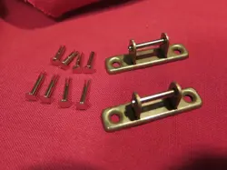 VINTAGE NOS GIBSON CASE HANDLE BRACKETS + TKL RIVETS FOR ES 335 LES PAUL PAF L5