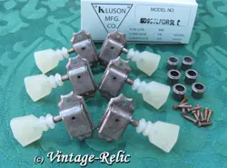 AGED KLUSON NICKEL TUNERS RELIC'D FIT GIBSON HISTORIC LES PAUL 335 KD-3-NPKDRSL