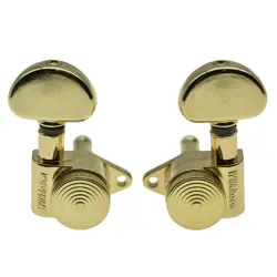 WILKINSON LOCKING GUITAR TUNERS 3X3 TUNING KEYS FOR GIBSON OR ACOUSTIC GOLD