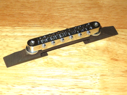 GOTOH CHROME ABR TUNE O MATIC BRIDGE W/ ROSEWOOD MOUNT