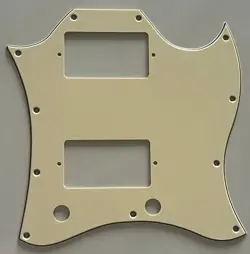 CUSTOM FOR GIBSON SG STANDARD FULL FACE STYLE GUITAR PICKGUARD VINTAGE YELLOW