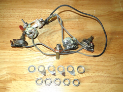 GIBSON 1969 NICKEL ES 335 ELECTRONIC CONTROL POTS HARNESS