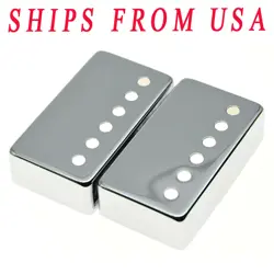 2 BRASS GUITAR HUMBUCKER PICKUP COVERS 50 49.2 52MM FOR EPIPHONE GIBSON LES PAUL