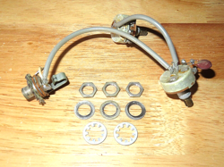 HARMONY 1967 NICKEL SINGLE PICKUP ELECTRONIC CONTROL POTS HARNESS