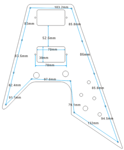 PLY GUITAR PICKGUARD