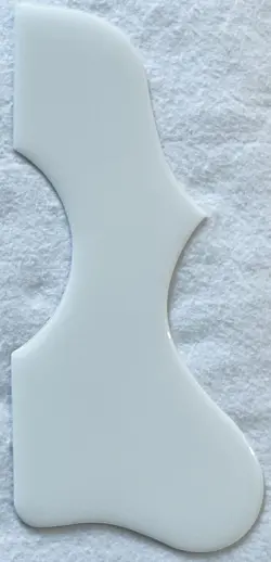 FOR GIBSON J-100 ACOUSTIC GUITAR SELF ADHESIVE PICKGUARD,CRYSTAL WHITE