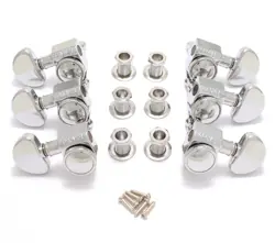 GROVER CHROME ROTO-GRIP LOCKING GUITAR TUNERS FOR GIBSON LES PAUL SG 502C