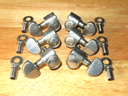GROVER NICKEL TUNERS W/CRESCENT KEYS