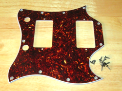 TORTOISE SHELL 4 PLY GIBSON SG PICKGUARD