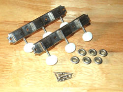 GOTOH NICKEL DELUXE REISSUE TUNERS W/ WHITE OVAL KEYS