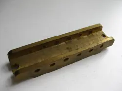 VINTAGE GIBSON GUITAR BRASS BRIDGE BASE FOR PROJECT
