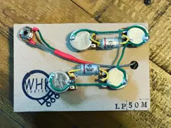 50S LES PAUL PREWIRED UPGRADE WIRING HARNESS MOD OIL FILLED CAPACITORS, BOURNS