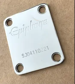 2004 EPIPHONE EB0 SG BY GIBSON BASS GUITAR NECK ORIGINAL NECK PLATE
