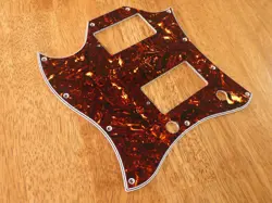 PICKGUARD BROWN TORTOISE 4 PLY LEFT HANDED  FULL FACE FOR GIBSON SG STANDARD