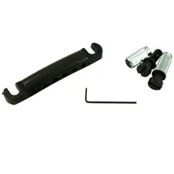 TONEPROS BLACK STANDARD STOP TAILPIECE FITS GIBSON, PRS, US SPEC