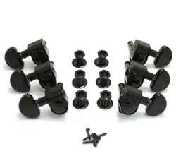 GROVER BLACK ORIGINAL 14:1 ROTOMATIC TUNERS FOR GIBSON/EPIPHONE GUITAR 102BC