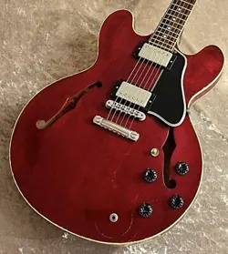 GIBSON CUSTOM SHOP LEE RITENOUR ES-335 ANTIQUE FADED CHERRY SIGNED & *DF330
