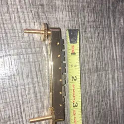 NEW GOLD ABR-1 ADJUSTABLE ELECTRIC GUITAR BRIDGE FOR GIBSON IBANEZ WASHBURN