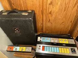 VINTAGE GIBSON MAESTRO W-3 SOUND SYSTEM FOR WOODWINDS WITH FOOTSWITCH UNTESTED