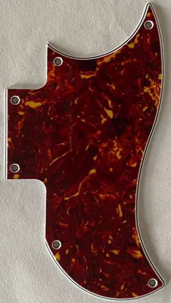 FOR GIBSON SG SPECIAL 2018 OD MINI HUMBUCKERS GUITAR PICKGUARD 4PLY RED TORTOISE
