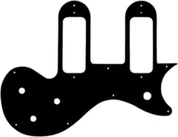 WD CUSTOM PICKGUARD FOR GIBSON MELODY MAKER SPECIAL WITH P-90 PICKUPS #01T BL...