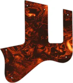 WD CUSTOM PICKGUARD FOR GIBSON LES PAUL SPECIAL DOUBLE CUTAWAY VOS #05F FAUX ...