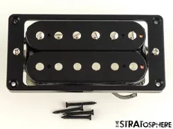 USA GIBSON 70S EXPLORER 70S TRIBUTE HUMBUCKER PICKUP, BLACK BRIDGE LEAD