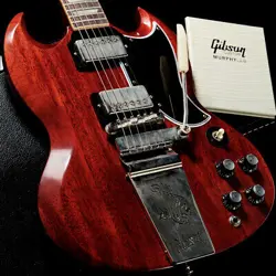 GIBSON CUSTOM SHOP MURPHY LAB 1964 SG STANDARD REISSUE WMAESTRO *JT177