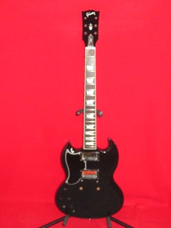 GIBSON 2017 USA BLACK SG STANDARD HP HIGH PERFORMANCE LEFT HANDED BODY & NECK