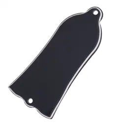PREMIUM 2 HOLE TRUSS ROD COVER FOR GIBSON LP ELECTRIC GUITAR BLACK