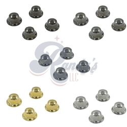 ADVANCED PLATING INC (API) DOMED TOP HAT KNOBS (4-PACK) - FITS GIBSON HP HIGH