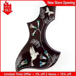 LEFT HANDED ACOUSTIC GUITAR PICKGUARD THICKNESS 2 MM FOR GIBSON HUMMINGBIRD