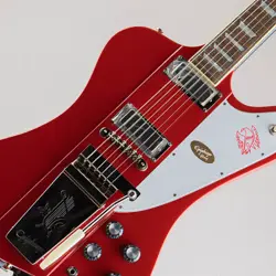 EPIPHONE INSPIRED BY GIBSON CUSTOM SHOP 1963 FIREBIRD V MAESTRO VIBROLA EMBER RE