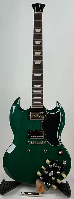 GIBSON 61 SG STANDARD ELECTRIC SOLIDBODY GUITAR, TRANSLUCENT TEAL
