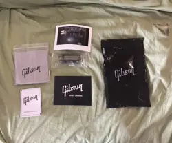 GIBSON 2023 WARRANTY CHECKLIST MANUAL CLOTH TRUSS TOOL LES PAUL SG CASE CANDY